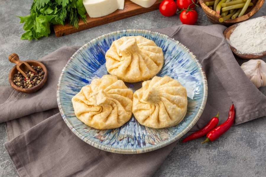 Хинкали с бараниной жареные (5 шт.)